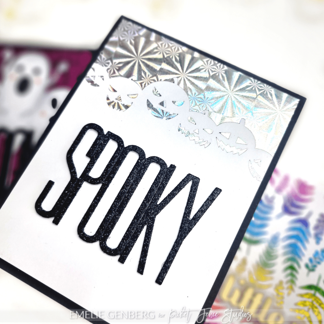Fabulous Foiling Toner Card Fronts - Distressed Halloween - Picket Fence Studios