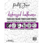 Fabulous Foiling Toner Card Fronts - Distressed Halloween - Picket Fence Studios
