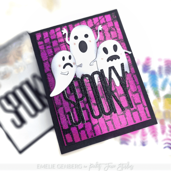 Fabulous Foiling Toner Card Fronts - Distressed Halloween - Picket Fence Studios