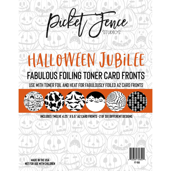 Fabulous Foiling Toner Card Fronts - Halloween Jubilee - Picket Fence Studios