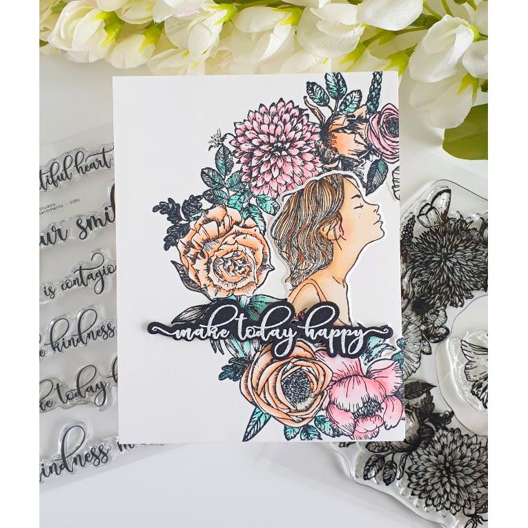 Fancy Daily Sentiments Coordinating Die - Picket Fence Studios