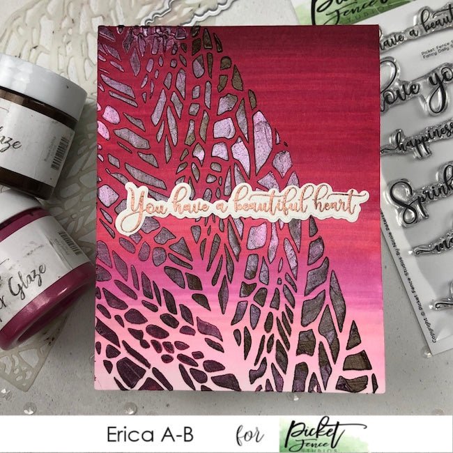 Fancy Daily Sentiments Coordinating Die - Picket Fence Studios