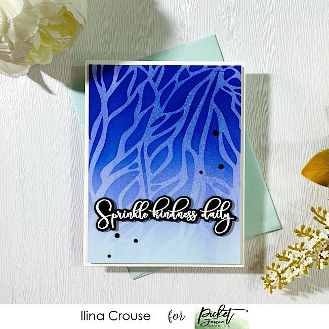 Fancy Daily Sentiments Coordinating Die - Picket Fence Studios