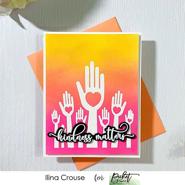 Fancy Daily Sentiments Coordinating Die - Picket Fence Studios