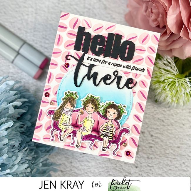 Filled to the Brim Coordinating Die - Picket Fence Studios