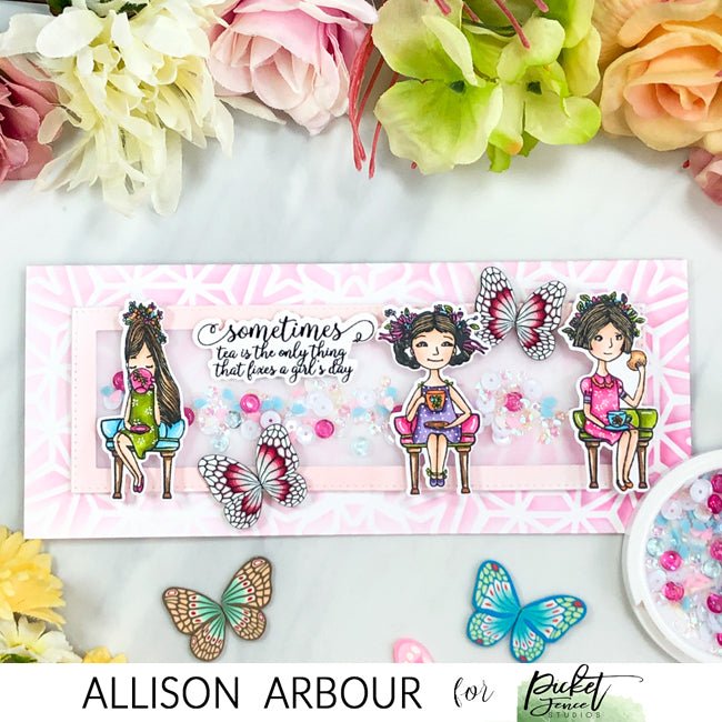 Filled to the Brim Coordinating Die - Picket Fence Studios