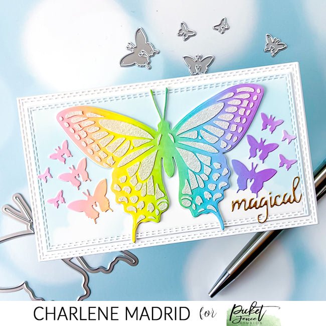Flaunt Butterfly Die - Picket Fence Studios