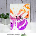 Flutter Butterfly 6x6 Stencil - Picket Fence Studios