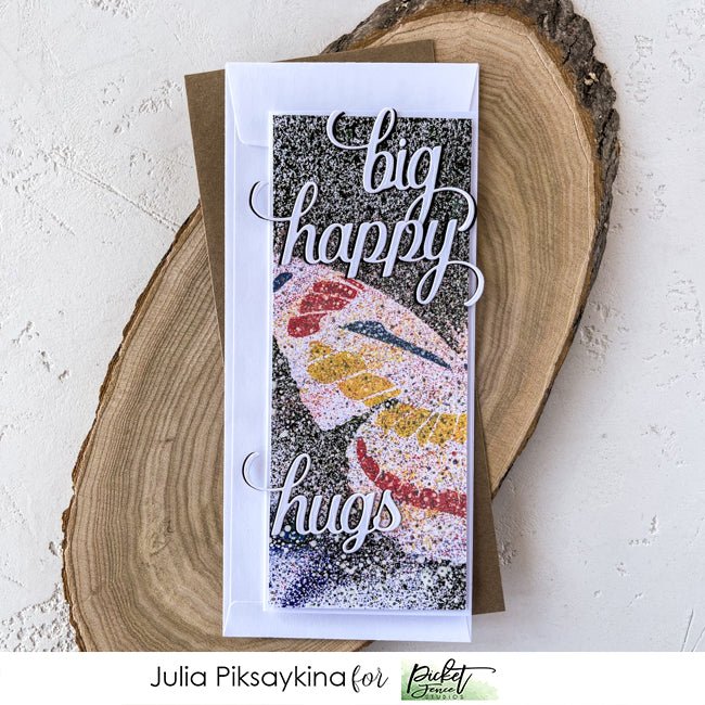 Flutter Butterfly 6x6 Stencil - Picket Fence Studios