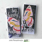Flutter Butterfly 6x6 Stencil - Picket Fence Studios
