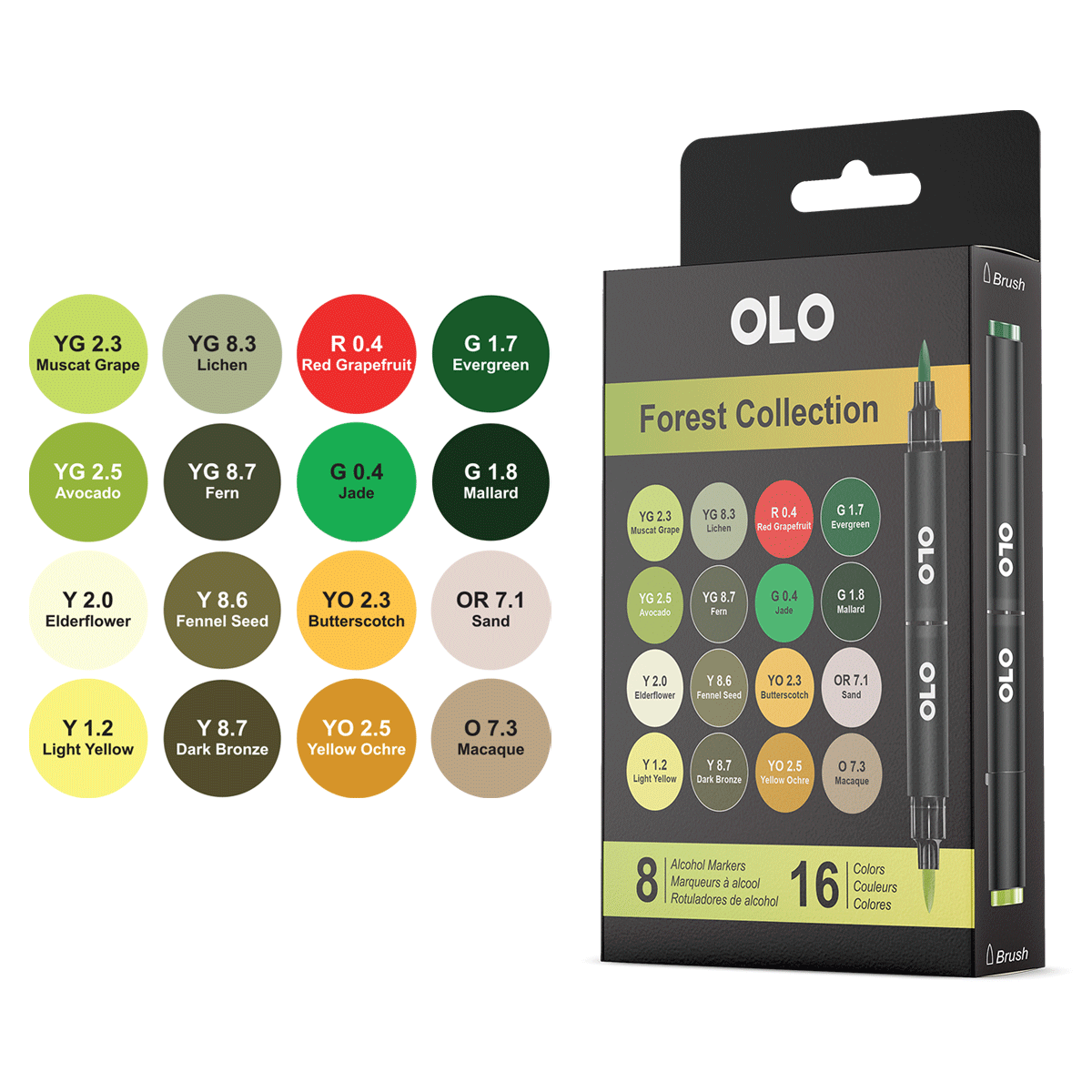Forest Collection: OLO Markers - Picket Fence Studios