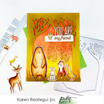 Forest Critters Stopping by to Say Hey Coordinating Die - Picket Fence Studios