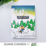 Frolicking Winter Friends - Picket Fence Studios