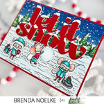 Frolicking Winter Friends - Picket Fence Studios