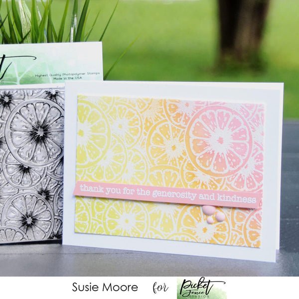 Fruitylicious 4x4 Seamless Stamp - Picket Fence Studios