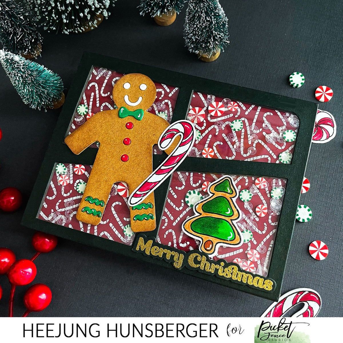 Gingerbread Betty Die - Picket Fence Studios