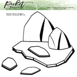 Glacier Scenery Coordinating Die - Picket Fence Studios