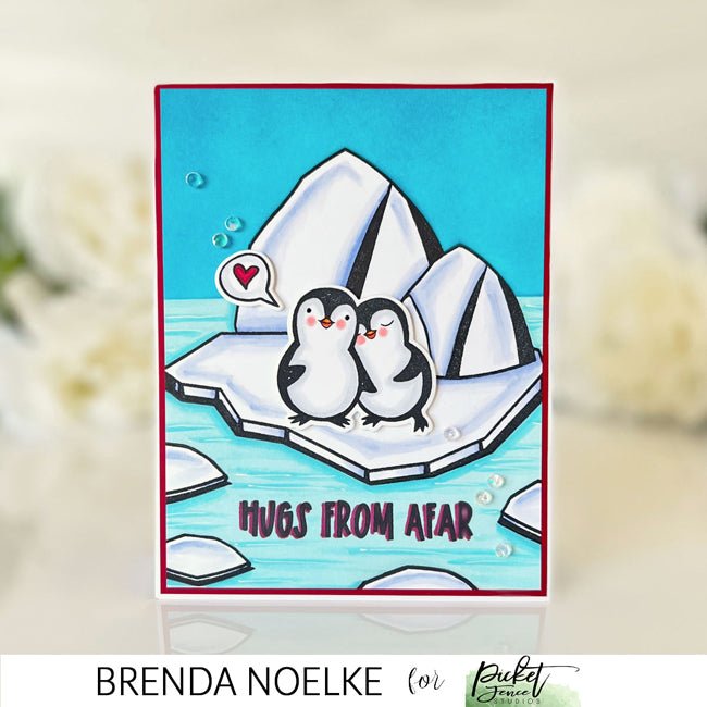 Glacier Scenery Coordinating Die - Picket Fence Studios