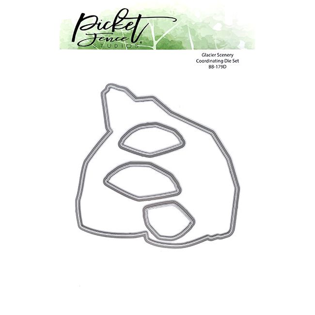 Glacier Scenery Coordinating Die - Picket Fence Studios