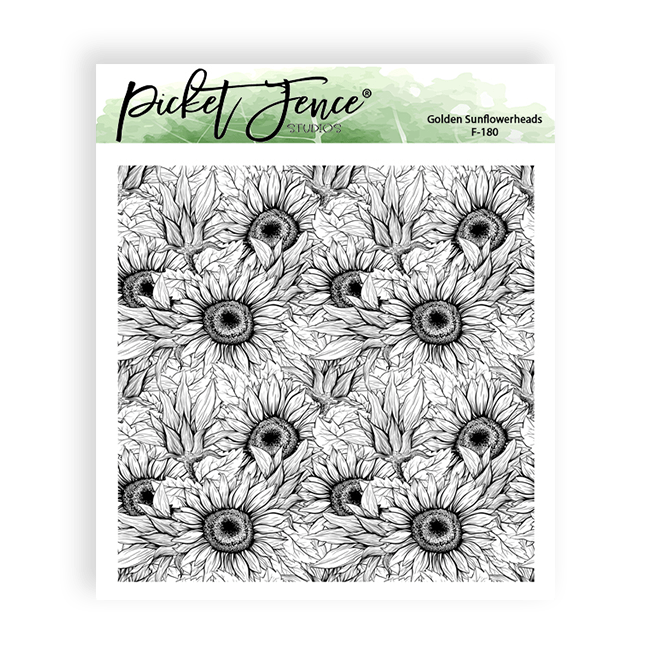 Golden Sunflower Flowerheads - Picket Fence Studios