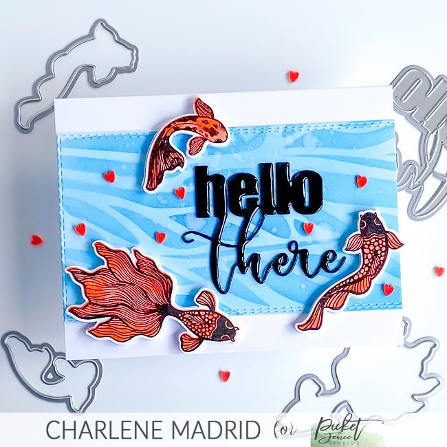 Graceful Koi - Picket Fence Studios