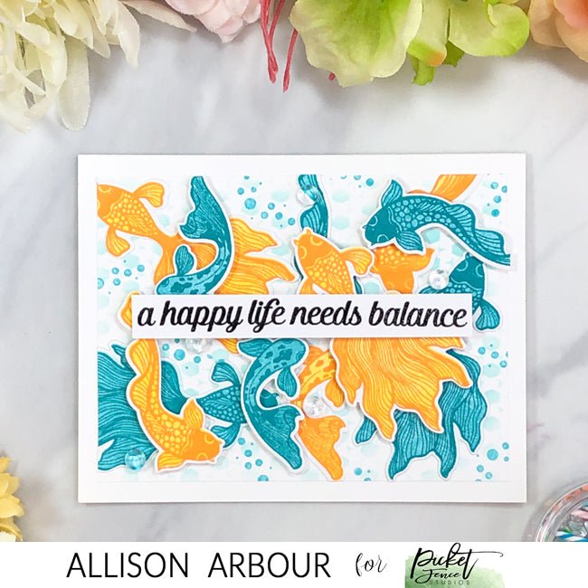 Graceful Koi - Picket Fence Studios