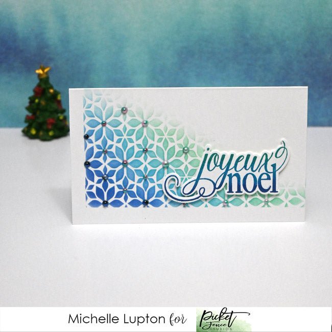 Gradient Flatback Pearls - Aqua Blue & Rose Gold - Picket Fence Studios