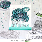 Gradient Flatback Pearls - Aquamarine & Pale Pink - Picket Fence Studios