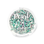 Gradient Flatback Pearls - Aquamarine & Pale Pink - Picket Fence Studios