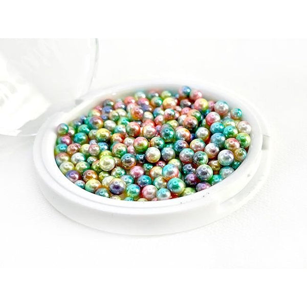 Gradient Round Pearl Mix - Soft Shades of the Rainbow - Picket Fence Studios