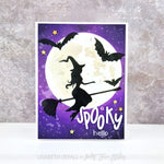 Haunted Moon Blending Stencil - Picket Fence Studios