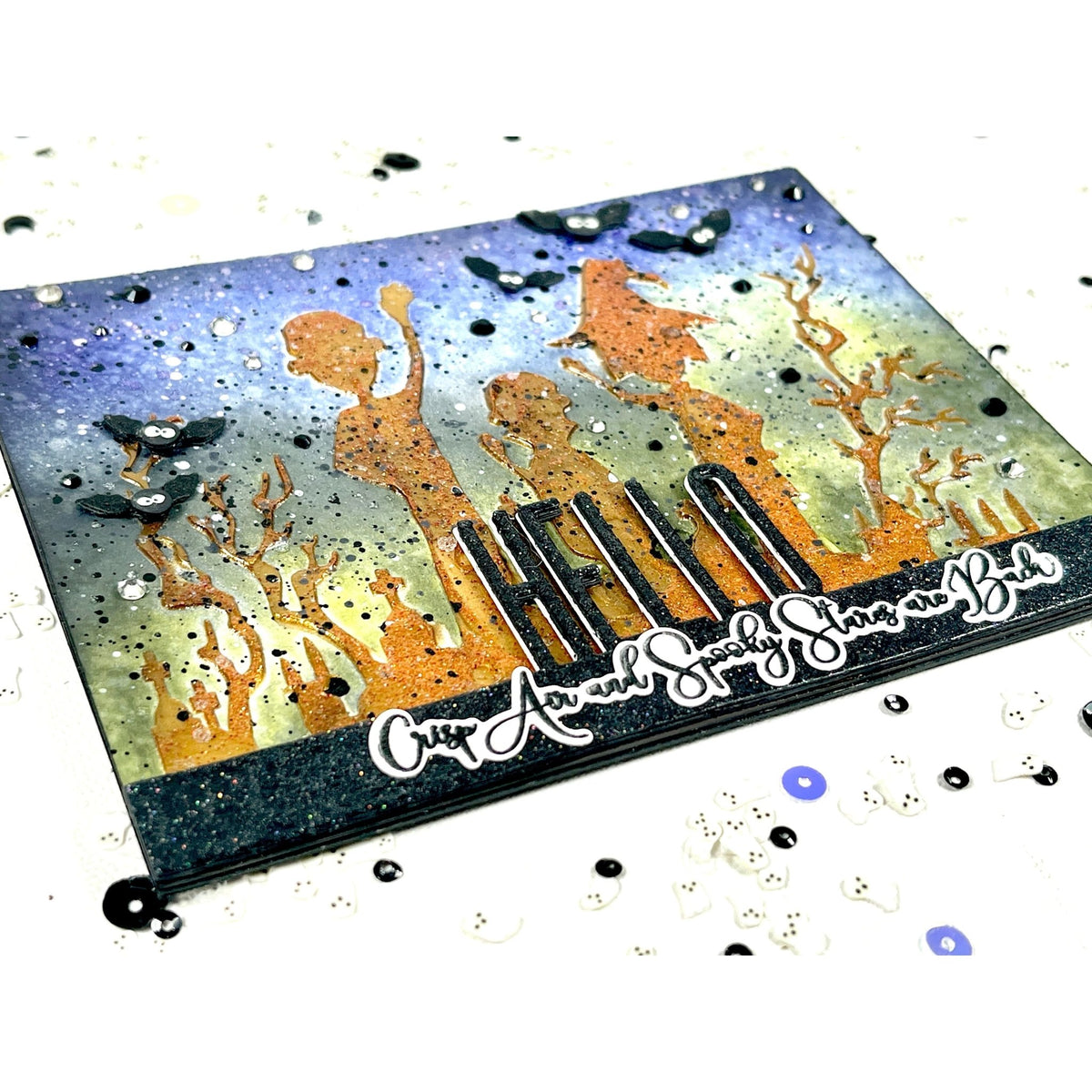 Hello Word Topper Die - Picket Fence Studios