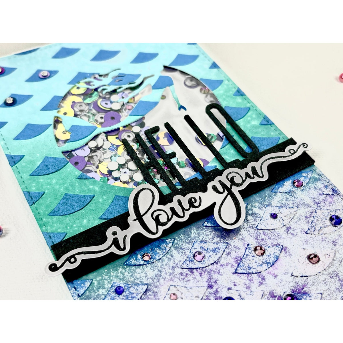 Hello Word Topper Die - Picket Fence Studios