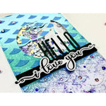 Hello Word Topper Die - Picket Fence Studios