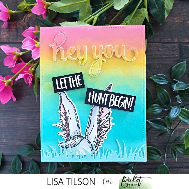 Hippity Hoppity to All Coordinating Die - Picket Fence Studios