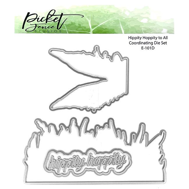 Hippity Hoppity to All Coordinating Die - Picket Fence Studios