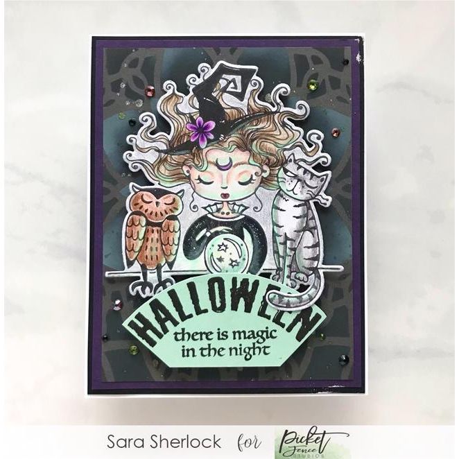 Hocus Pocus Dear Coordinating Die - Picket Fence Studios