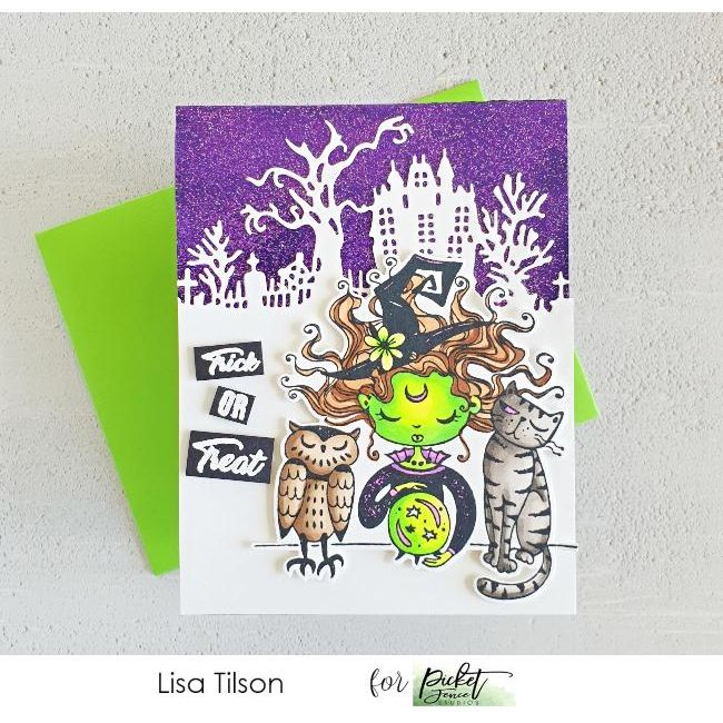 Hocus Pocus Dear Coordinating Die - Picket Fence Studios