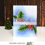 Holly Jolly Christmas Coordinating Die - Picket Fence Studios
