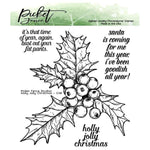 Holly Jolly Christmas Coordinating Die - Picket Fence Studios