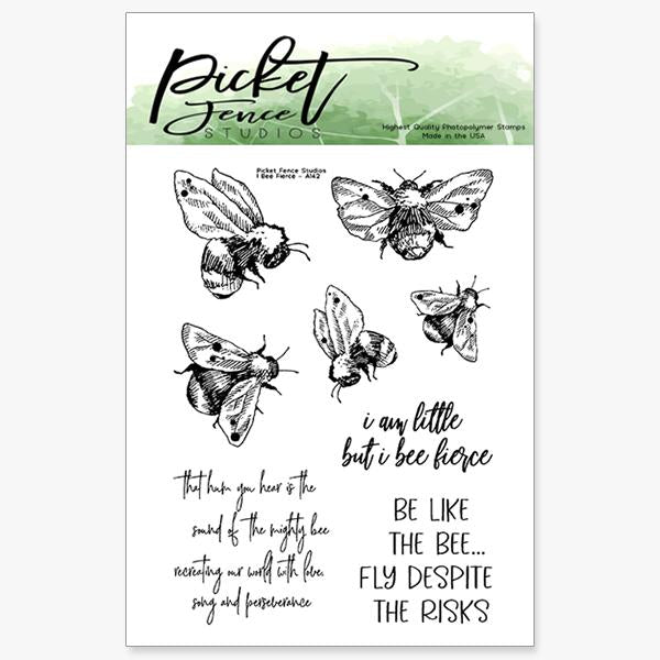 I Bee Fierce Coordinating Die - Picket Fence Studios
