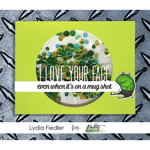 I Love Your Face Word Topper Die - Picket Fence Studios