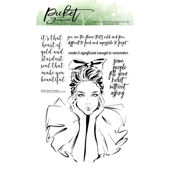Iconic Beauty Scarlett Coordinating Die - Picket Fence Studios