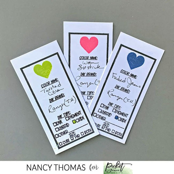 Ink Swatching - Picket Fence Studios