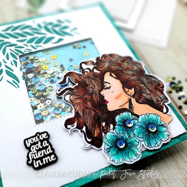 Jen Girl Coordinating Die - Picket Fence Studios