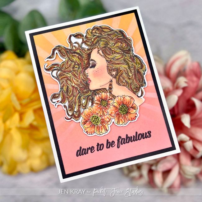 Jen Girl Coordinating Die - Picket Fence Studios