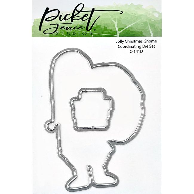 Jolly Christmas Gnome - Picket Fence Studios