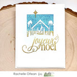 Joyeux Noel Coordinating Die - Picket Fence Studios