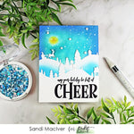 Joyeux Noel Coordinating Die - Picket Fence Studios