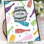 Just Wanna Have Wine Coordinating Die - Picket Fence Studios